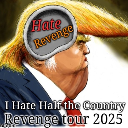 Love my Rose garden club and my ballroom. | image tagged in trump,hate tour,half the country,maga loves,fascism not the constitution | made w/ Imgflip meme maker