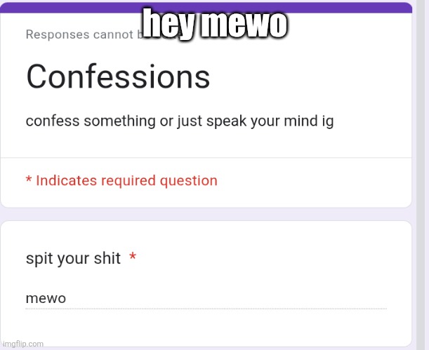 hey mewo | made w/ Imgflip meme maker
