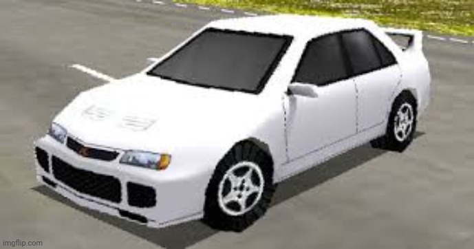 deltarune refrence (read tags) | image tagged in mitsubishi lancer evolution rumblesushi 3d | made w/ Imgflip meme maker