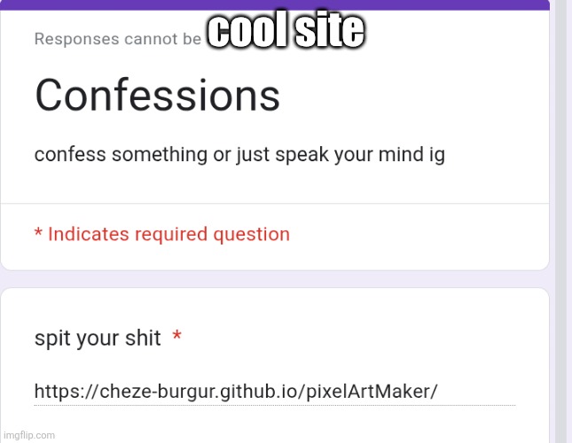 cool site | made w/ Imgflip meme maker