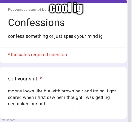 cool ig | made w/ Imgflip meme maker