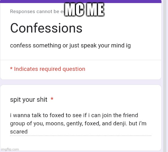 MC ME | made w/ Imgflip meme maker