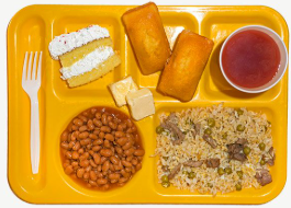 Prison lunch Blank Meme Template