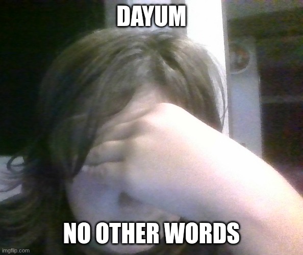 disappointed | DAYUM NO OTHER WORDS | image tagged in disappointed | made w/ Imgflip meme maker