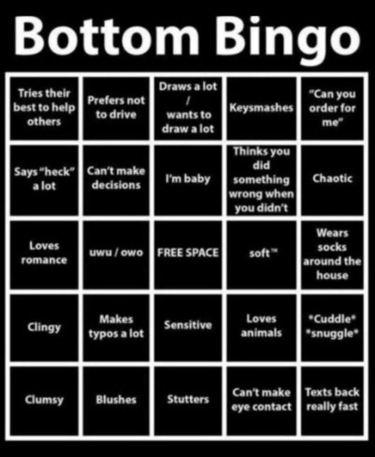 High Quality Bottom bingo Blank Meme Template