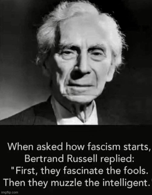 image tagged in logic,fascism,philosopher | made w/ Imgflip meme maker