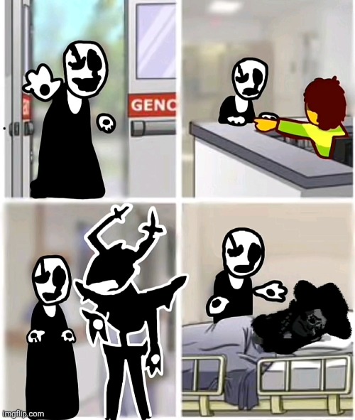 image tagged in gaster,deltarune | made w/ Imgflip meme maker