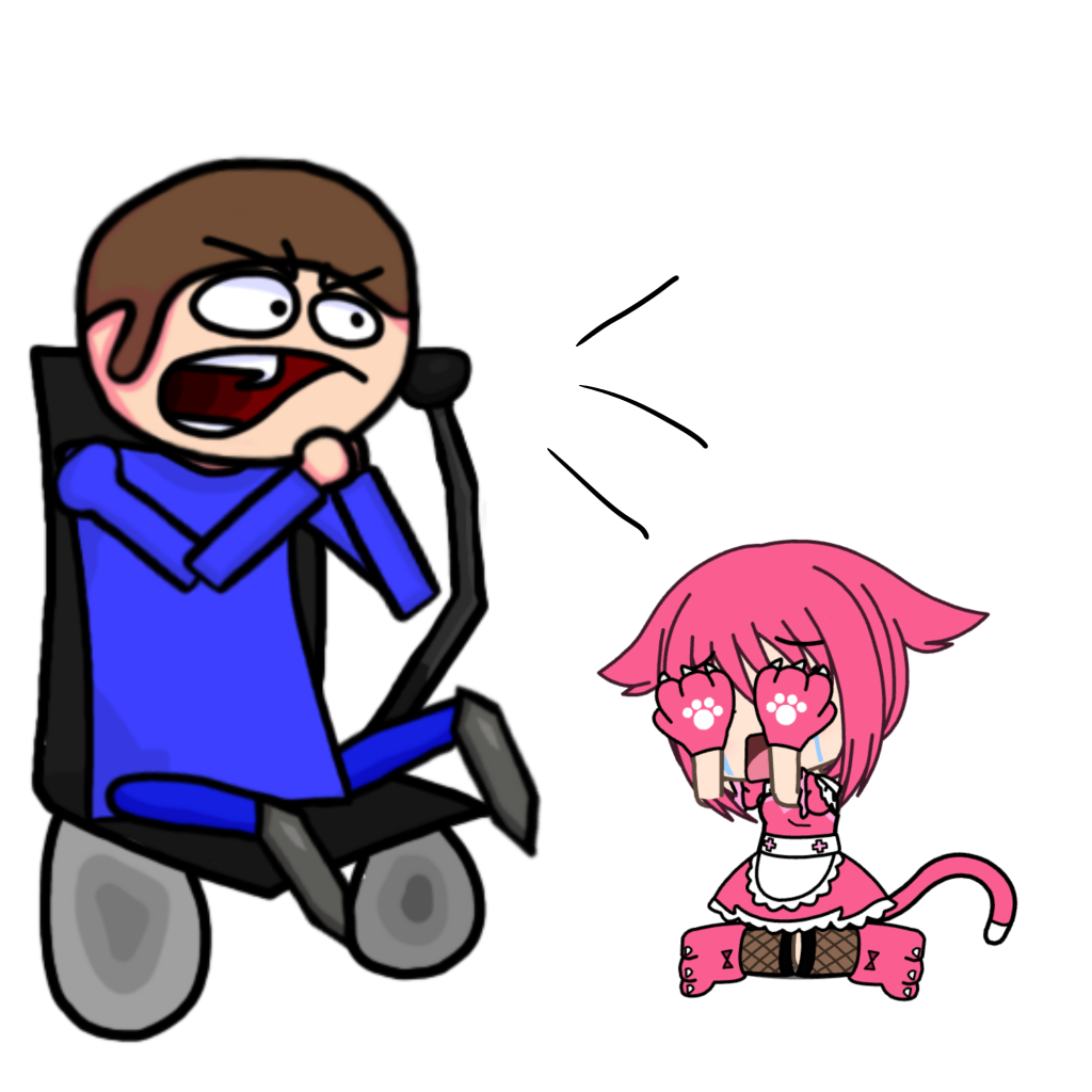 1.0 Dave yells at uwu cat Blank Meme Template