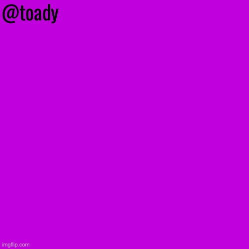 toady purple temp Blank Meme Template