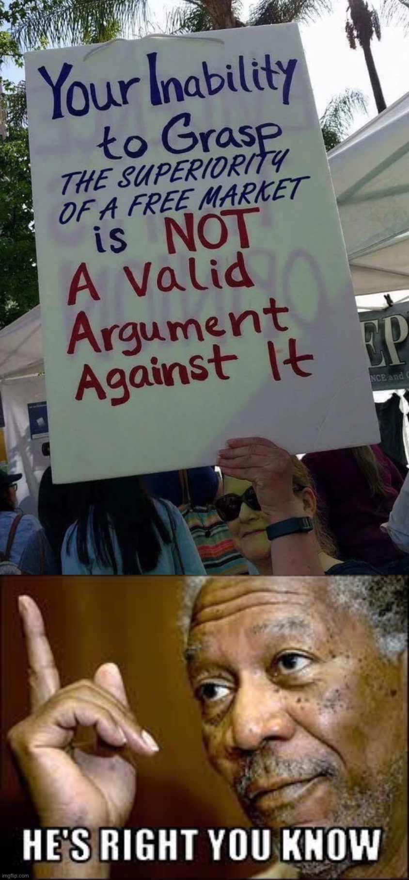 image tagged in he's right ya know | made w/ Imgflip meme maker