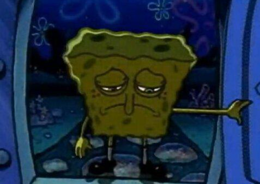 Sad Sponge Blank Meme Template