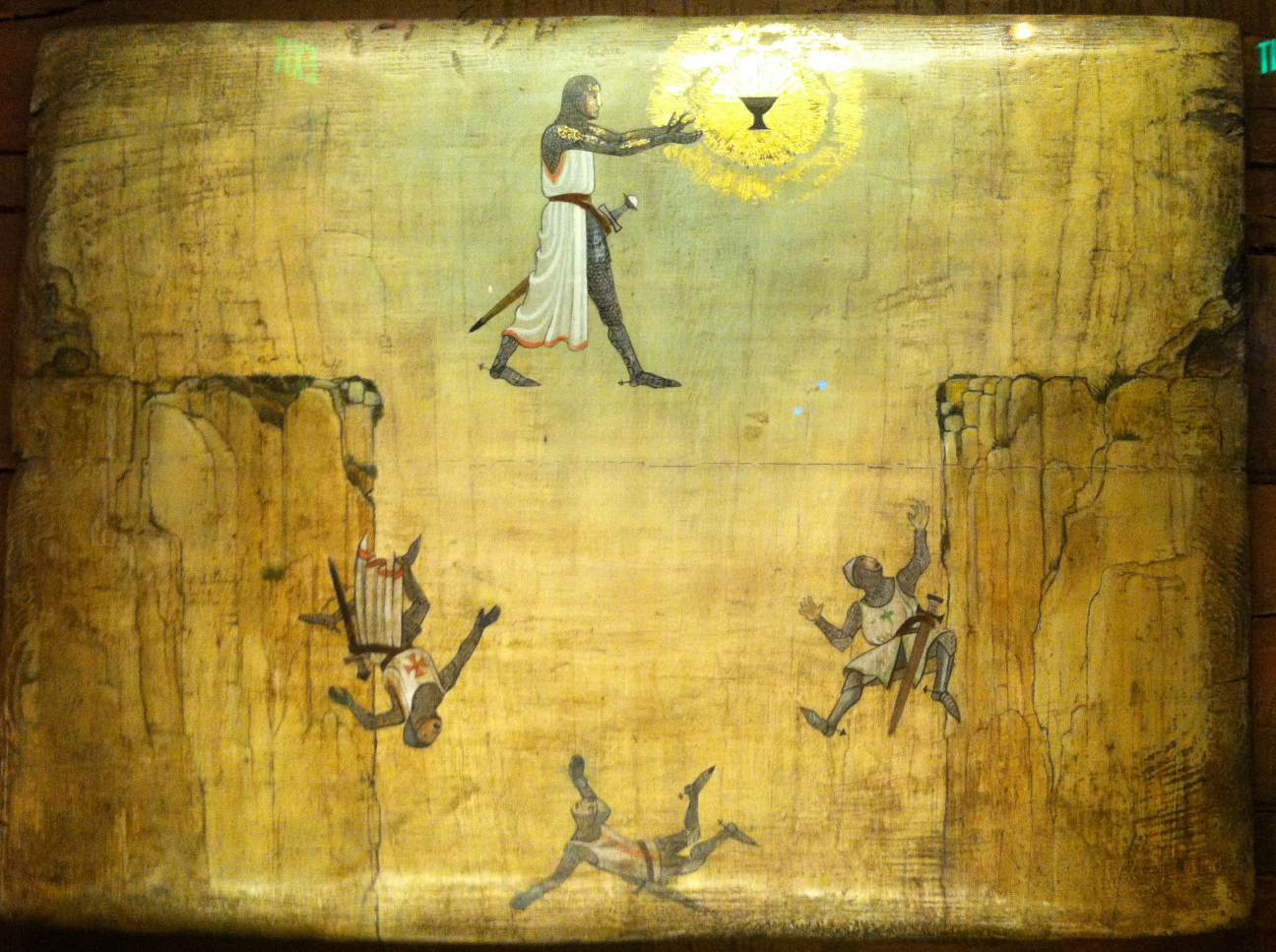 Holy Cruisade Templar Knight Leap of Faith Blank Meme Template