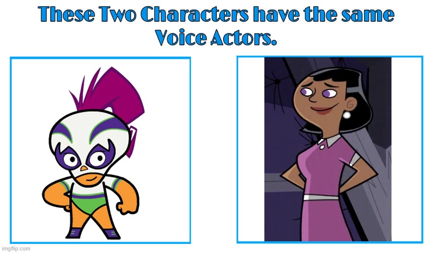 Kimberly Brooks 2 | image tagged in same voice actor,kimberly brooks,danny phantom,mucha lucha,warner bros,nickelodeon | made w/ Imgflip meme maker