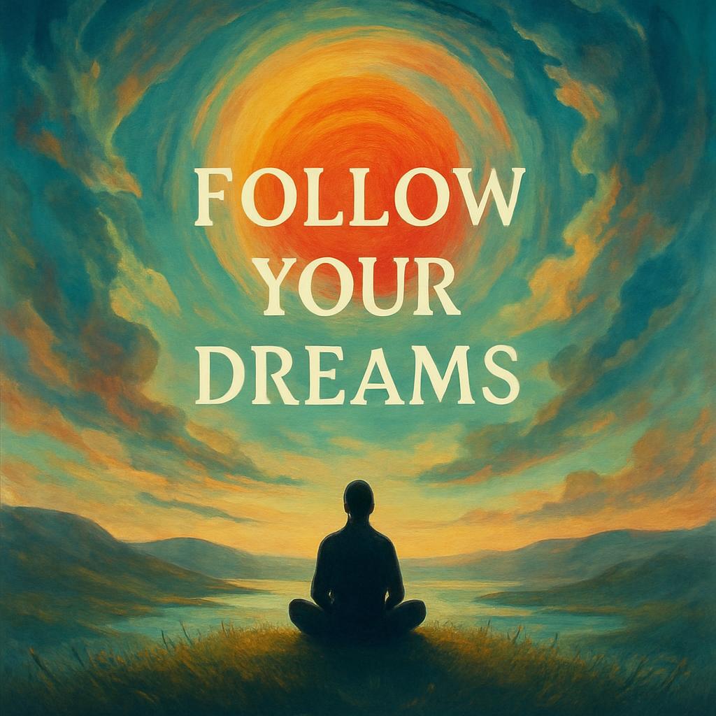Motivational surreal relaxing Blank Meme Template