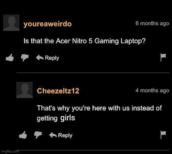 girls | made w/ Imgflip meme maker