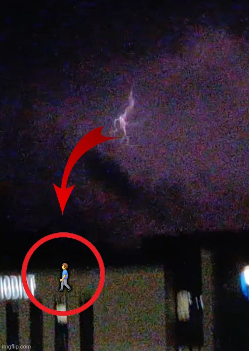 Why tf is the lightning walking | 🚶‍♂️ | made w/ Imgflip meme maker