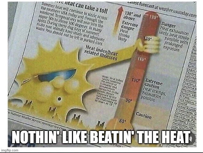 Beat the Heat | NOTHIN' LIKE BEATIN' THE HEAT | image tagged in sex jokes | made w/ Imgflip meme maker