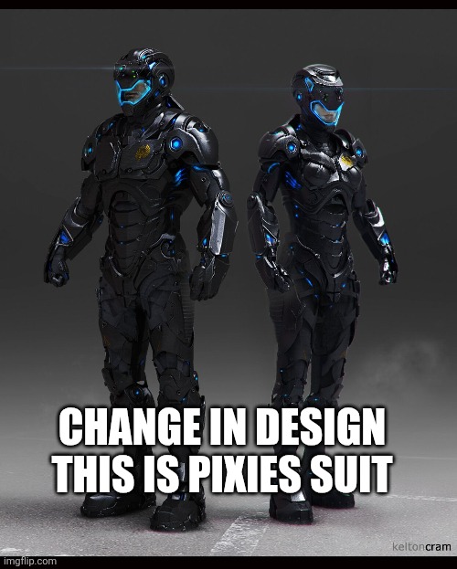 what -woshua | CHANGE IN DESIGN THIS IS PIXIES SUIT | made w/ Imgflip meme maker