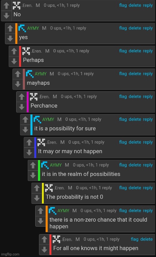 "Is any other user going to post porn" | made w/ Imgflip meme maker