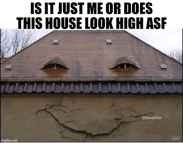 Is It Just Me Or Does This House Look High ASF | IS IT JUST ME OR DOES THIS HOUSE LOOK HIGH ASF | image tagged in chrisjoines1 | made w/ Imgflip meme maker