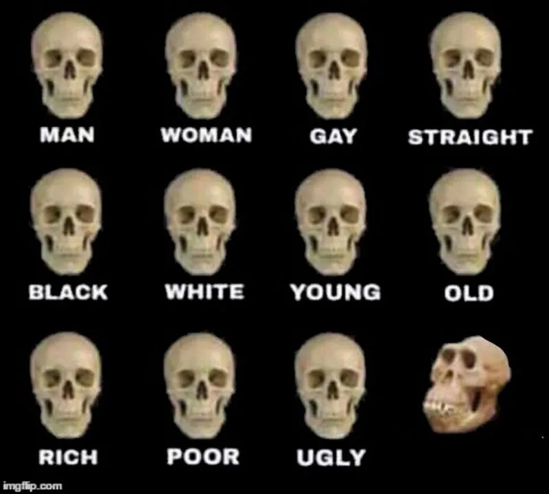 Skeleton memes Blank Meme Template