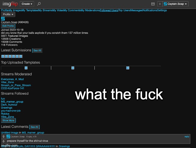 what the fuck | made w/ Imgflip meme maker