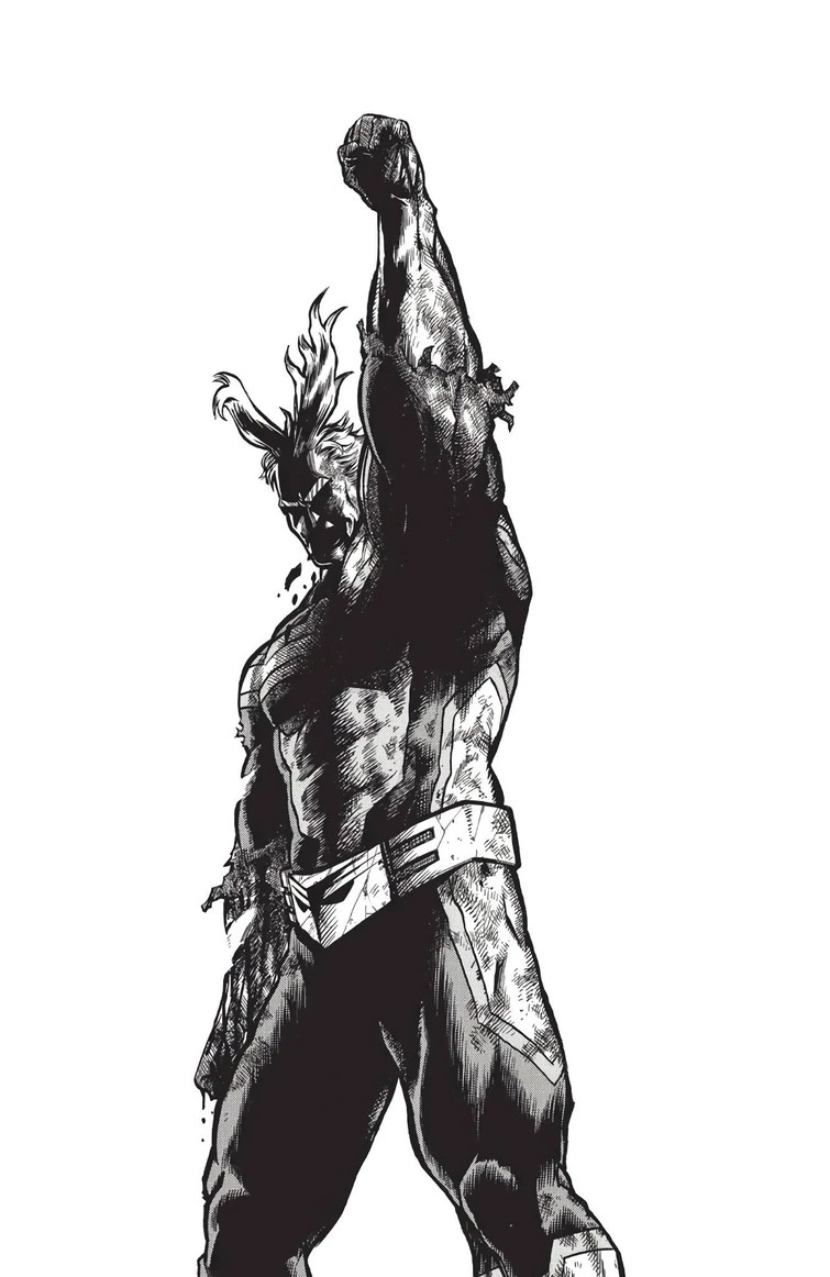 All might fist Blank Meme Template