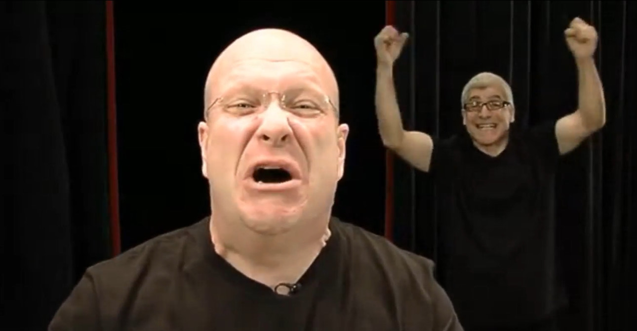 Sad Man + Happy man in the back Blank Meme Template