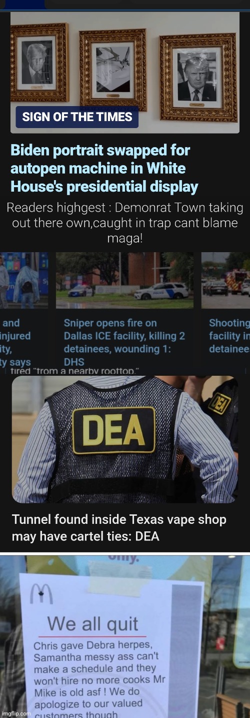 Readers highgest : creepy joe identifying as pen,other news | made w/ Imgflip meme maker