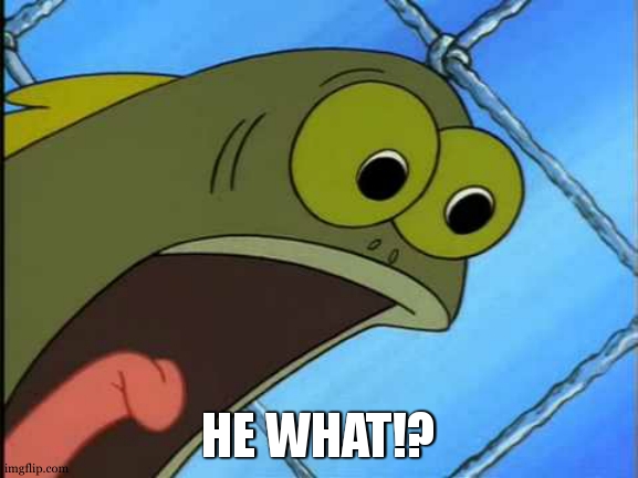 You what?! | HE WHAT!? | image tagged in you what | made w/ Imgflip meme maker