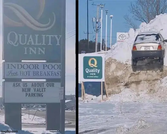 New valet parking | image tagged in repost,valet parking | made w/ Imgflip meme maker