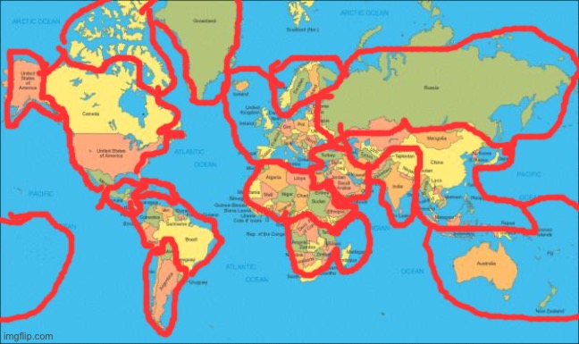 image tagged in world map | made w/ Imgflip meme maker