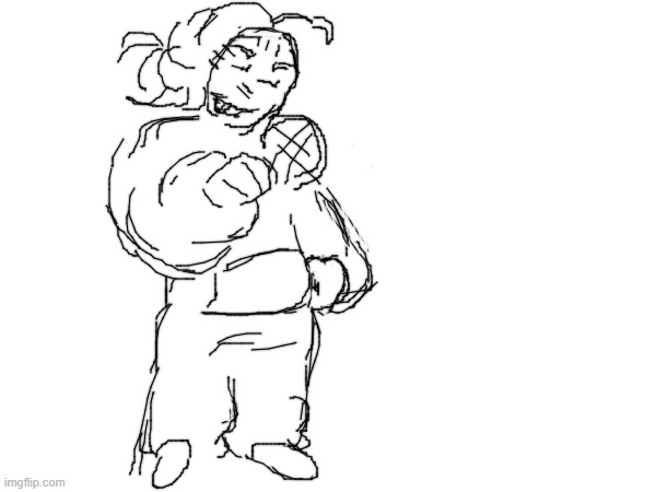 imgflip drawtool and on mouse bru, lowkey just made this character on the spot | made w/ Imgflip meme maker