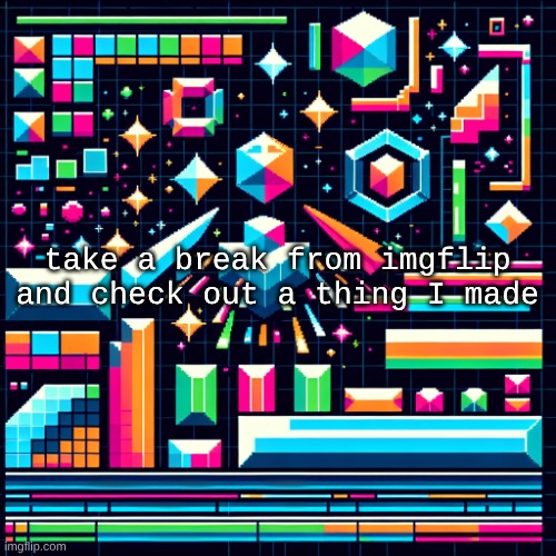 if it doesn't load or loads wrong tell me https://cheze-burgur.github.io/htmlEditor/ | take a break from imgflip and check out a thing I made | image tagged in cheze cool ahh temp | made w/ Imgflip meme maker