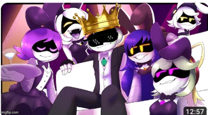 Thad being an absolute PROM KING | image tagged in murder drones,prom,talking | made w/ Imgflip meme maker