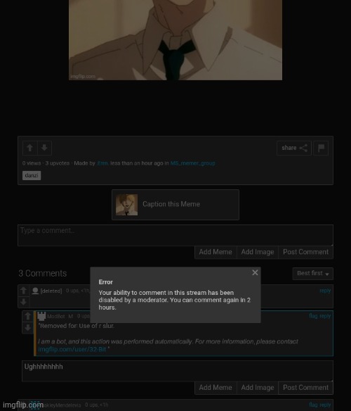 I thought it was okay if it wasnt directed or used as an insult. | made w/ Imgflip meme maker