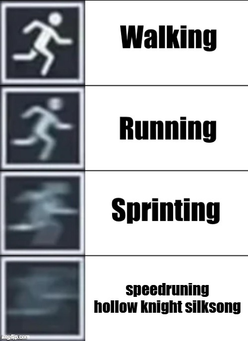 very fast | speedruning hollow knight silksong | image tagged in very fast,hollow knight | made w/ Imgflip meme maker