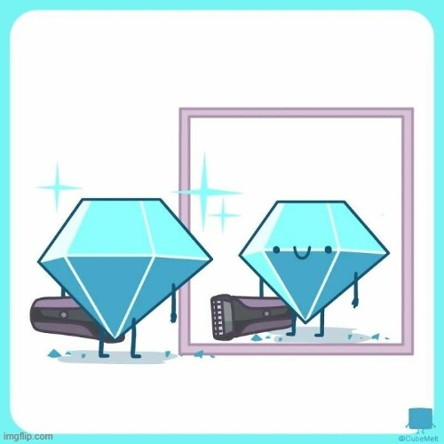 image tagged in ice cube,shave,shaving,diamond | made w/ Imgflip meme maker