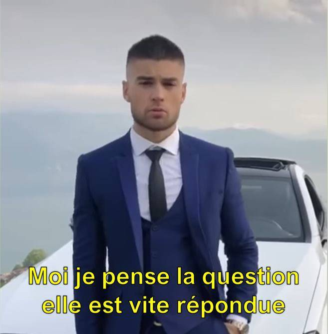 Moi je pense la question elle est vite répondue Blank Meme Template