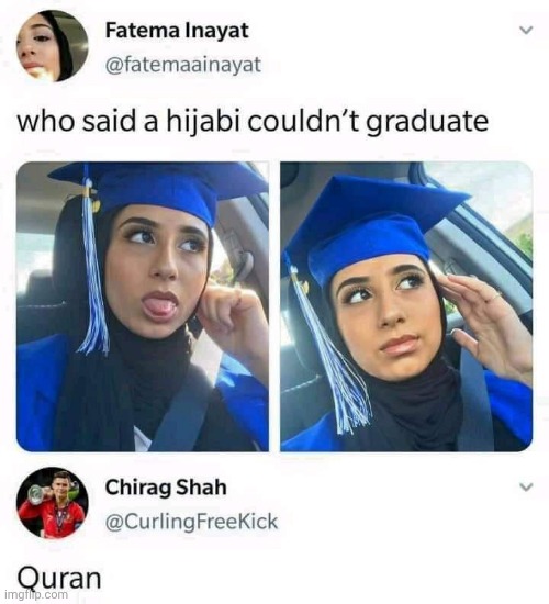 She got Allahu Akbared | image tagged in insults,islam | made w/ Imgflip meme maker