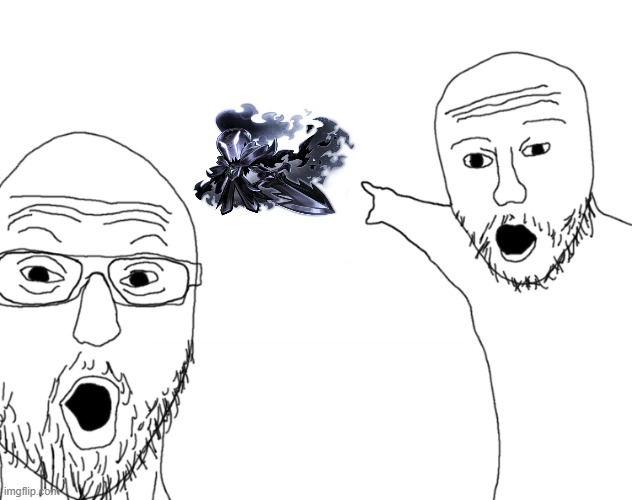 GUYS SILENT SALT COOKIE RELEASED | image tagged in soyjak pointing,crk,cookie run kingdom,ain't now way bro,silent salt cookie,finally released | made w/ Imgflip meme maker