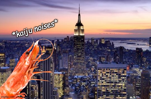 NEW YORK CITY | *kaiju noises* | image tagged in new york city | made w/ Imgflip meme maker