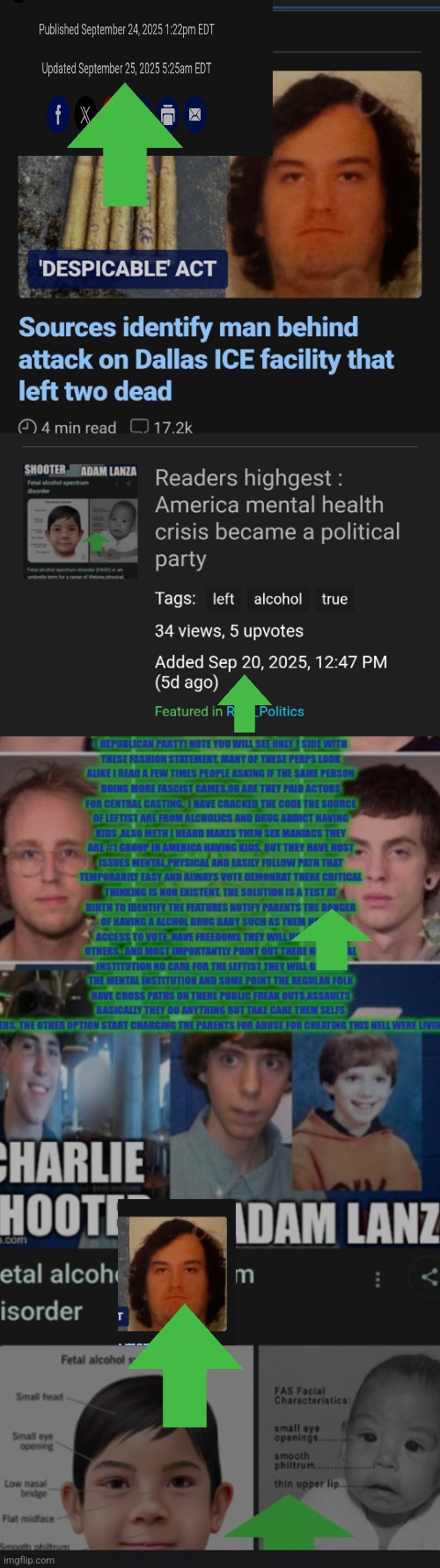 Readers highgest : Alcoholics the source of America's problem ,should America sterilize them and why | made w/ Imgflip meme maker