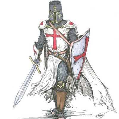 Crusader comin' at you Blank Meme Template
