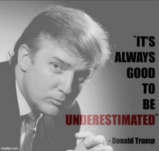 Nothing Can Stop What is Coming | image tagged in trump,underestimated | made w/ Imgflip meme maker