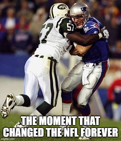 Introducing the GOAT | THE MOMENT THAT CHANGED THE NFL FOREVER | image tagged in tom brady | made w/ Imgflip meme maker