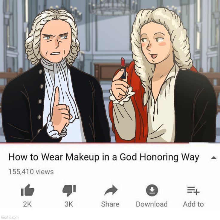 Rare footage of bach fanart | made w/ Imgflip meme maker