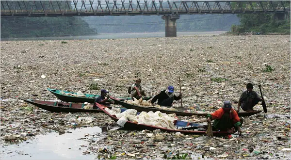 dirty river Blank Meme Template