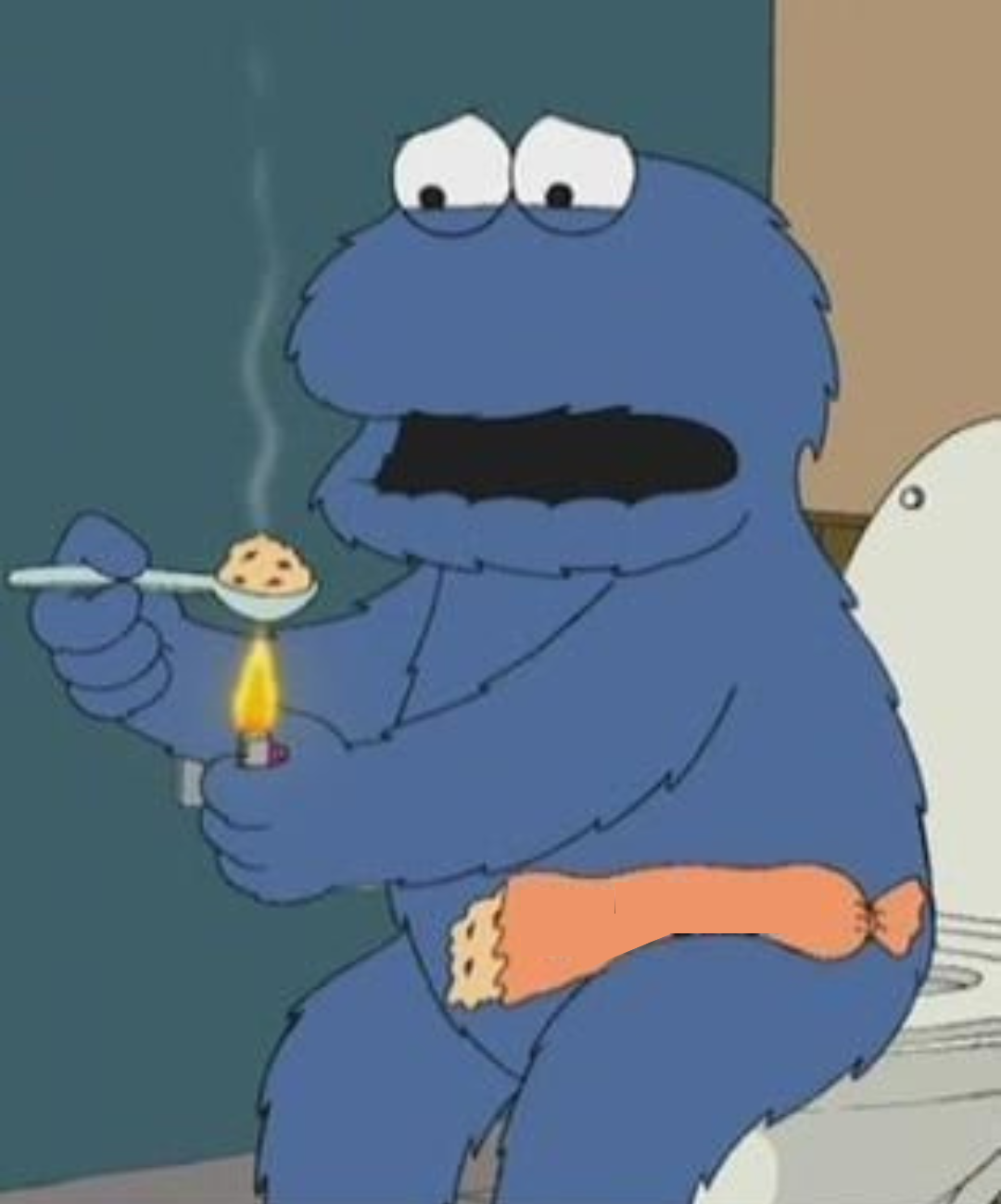 Cookie Monster Blank Meme Template