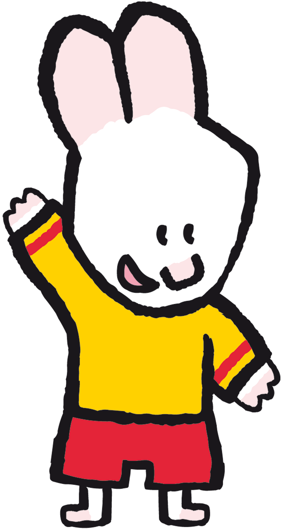 Louie the bunny rabbit Blank Meme Template